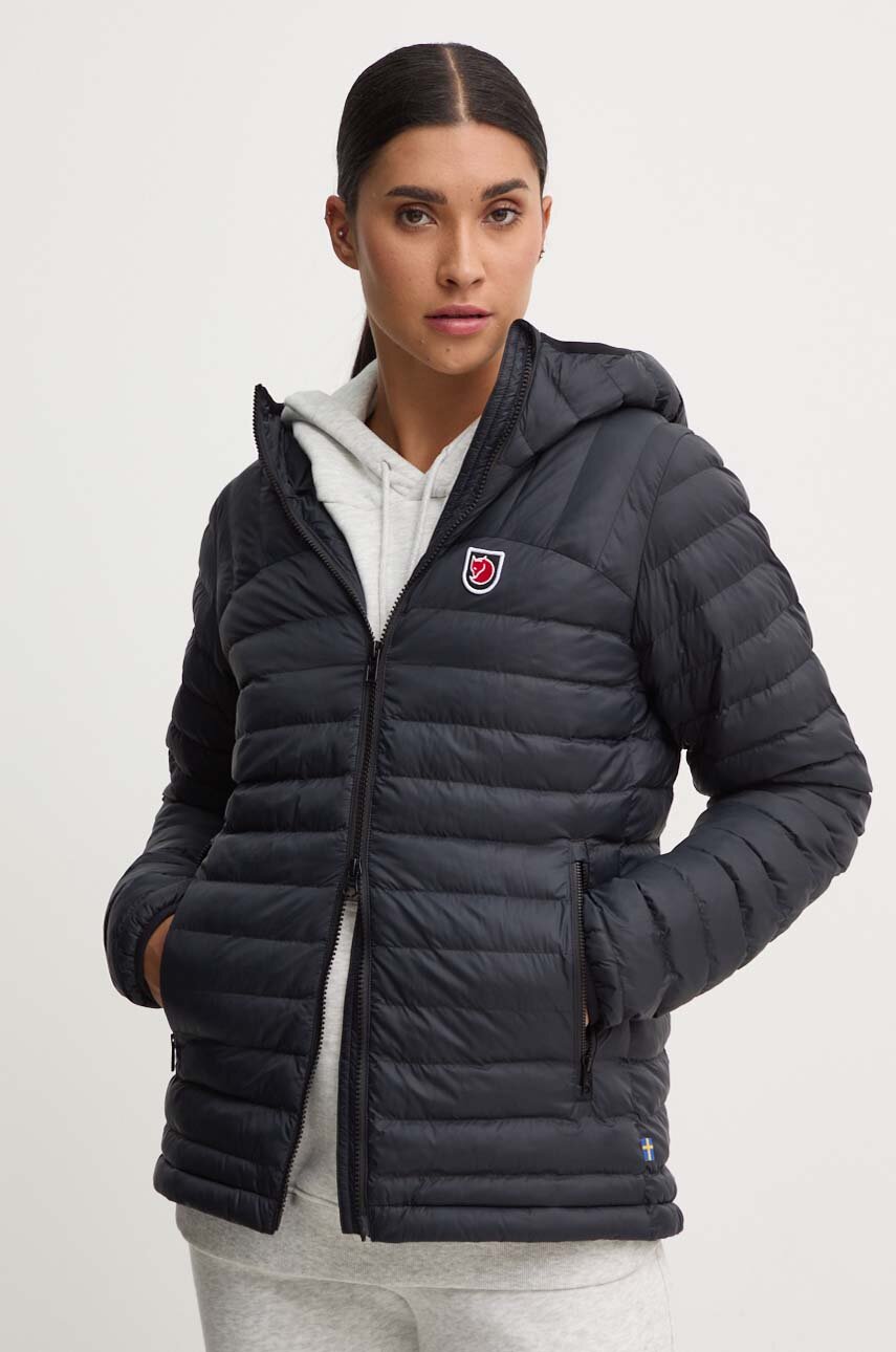 Fjallraven jacket Expedition Lätt women's navy blue color