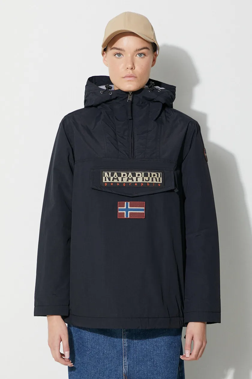 Black napapijri outlet coat