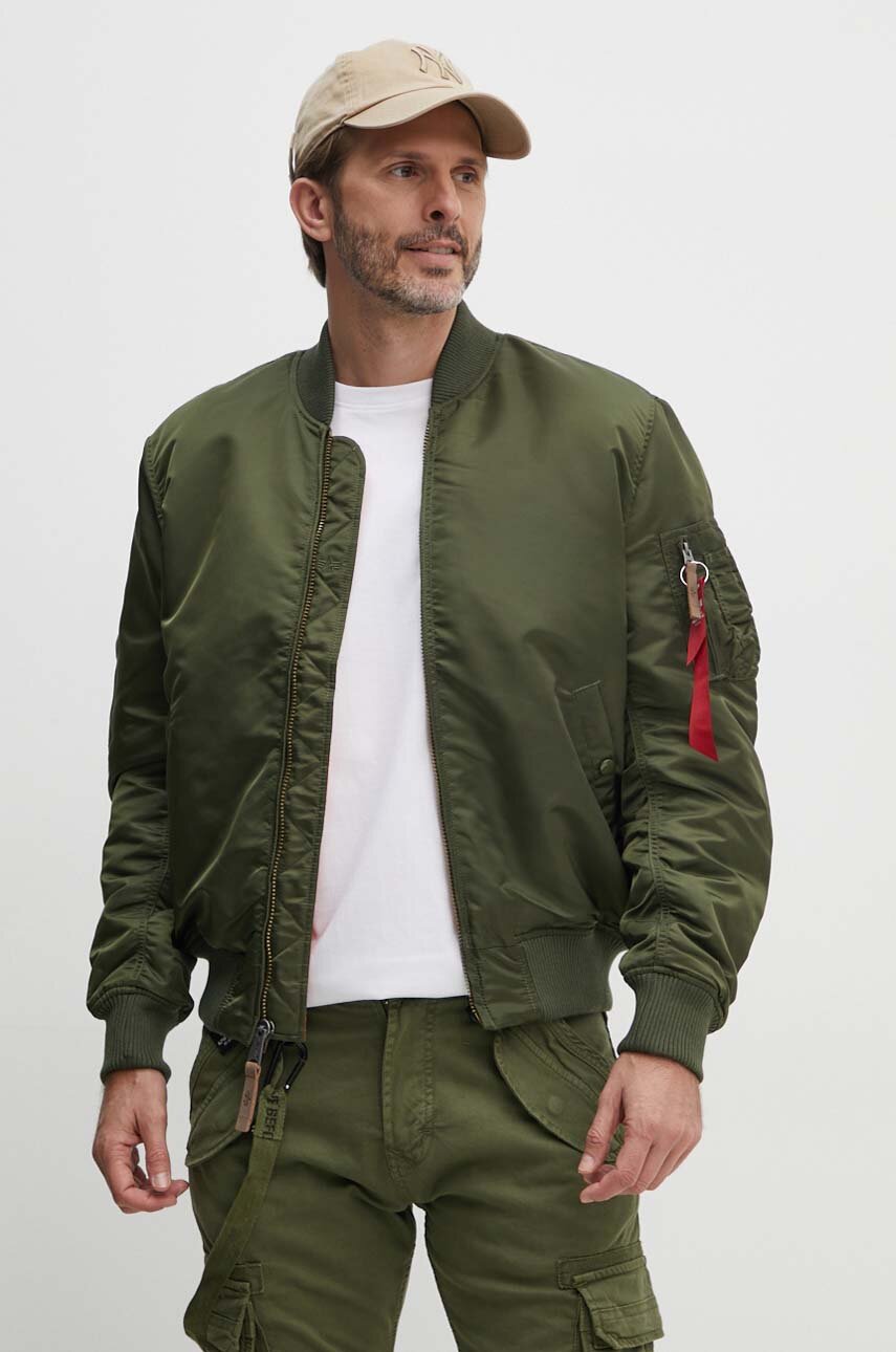 Alpha Industries bomber jacket MA-1 VF 59 men's green color 191118.257 |  buy on PRM