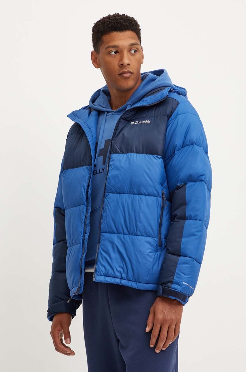 ノースフェイス　PRINT HMLYN DOWN PARKA Blue M The North Face down jacket M Hmlyn Down Parka men's blue