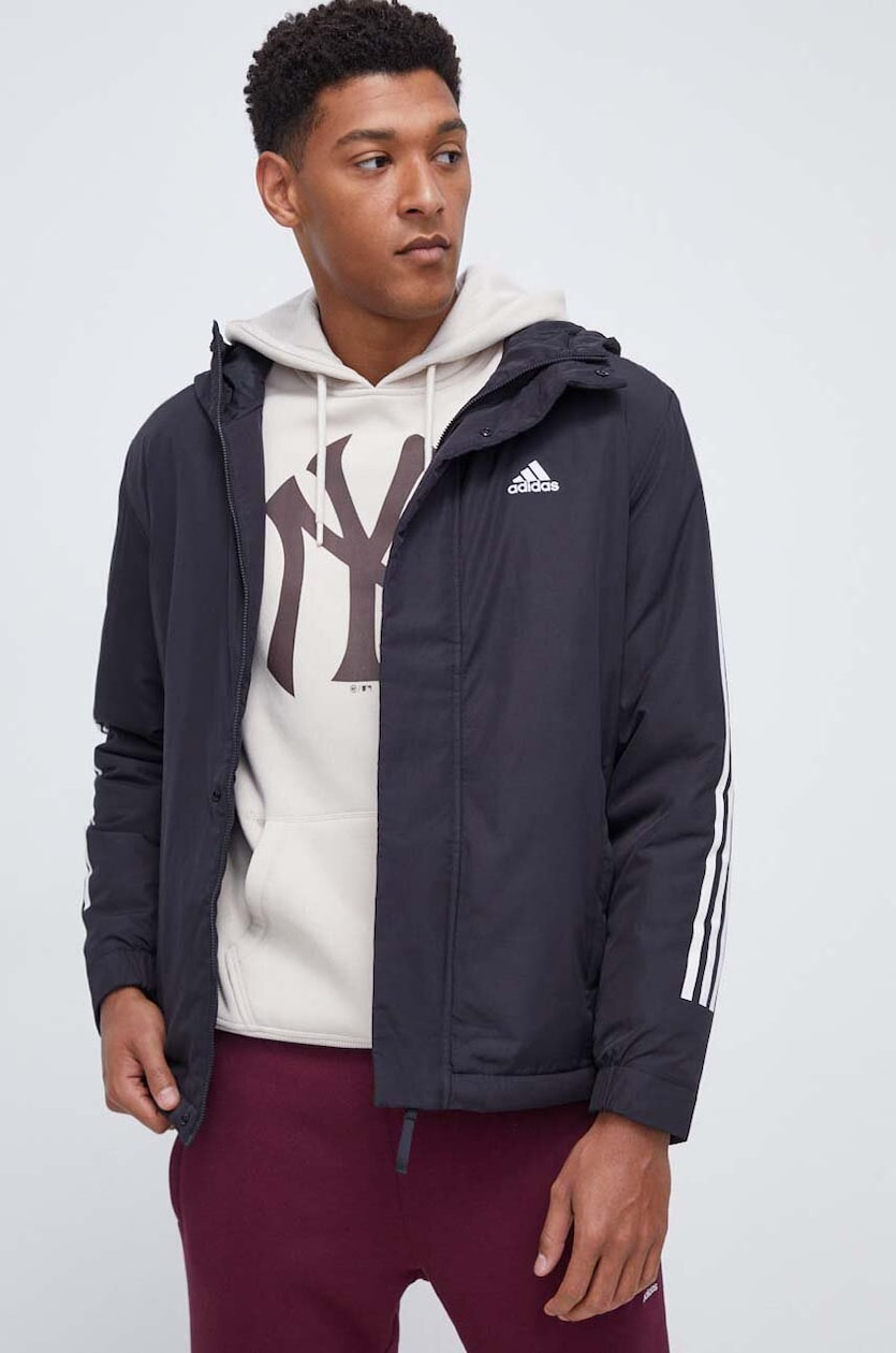 adidas kurtka męska kolor czarny przejściowa | Answear.com