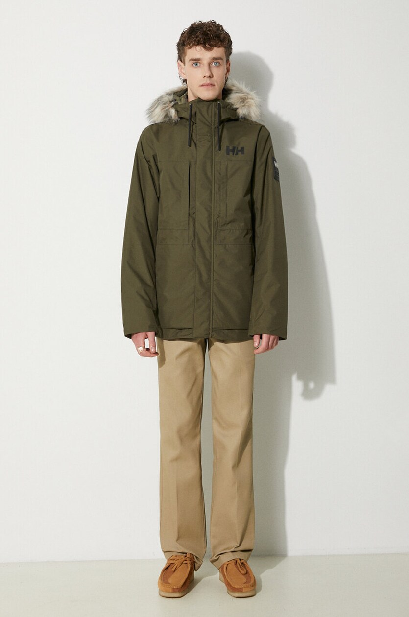 Helly hansen svalbard parka ivy green deals