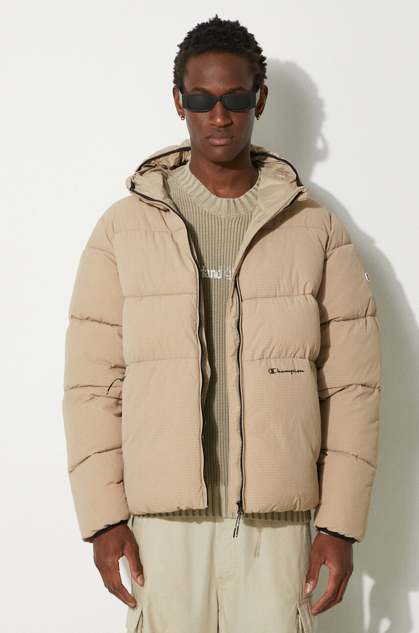 Champion sweater beige jacket hot sale