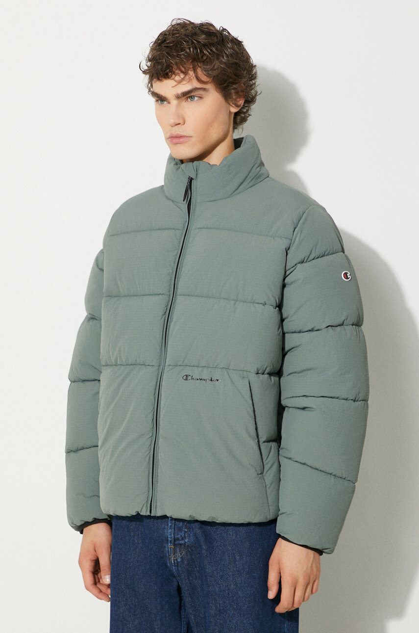 Champion jacket men s green color at PRM US