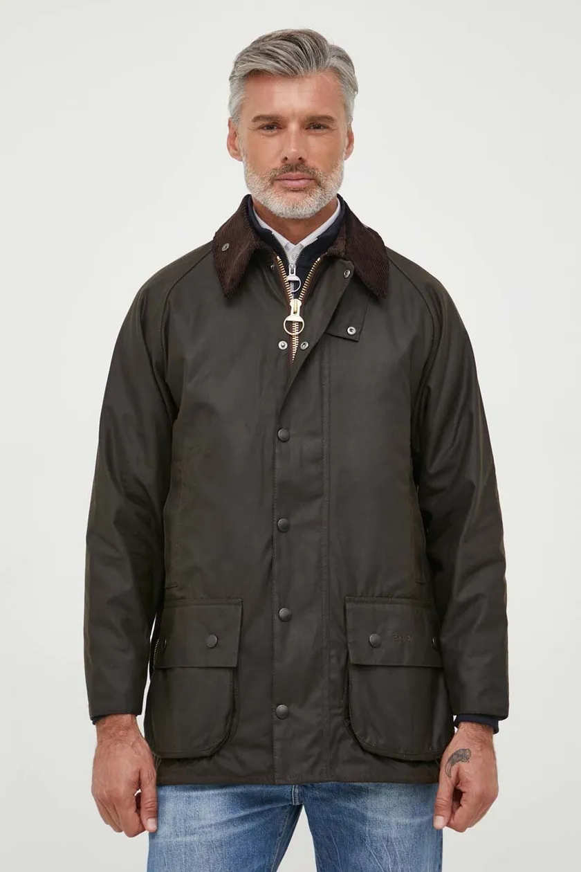 Barbour Classic Beaufort Wax Jacket green color MWX0002 | buy on PRM