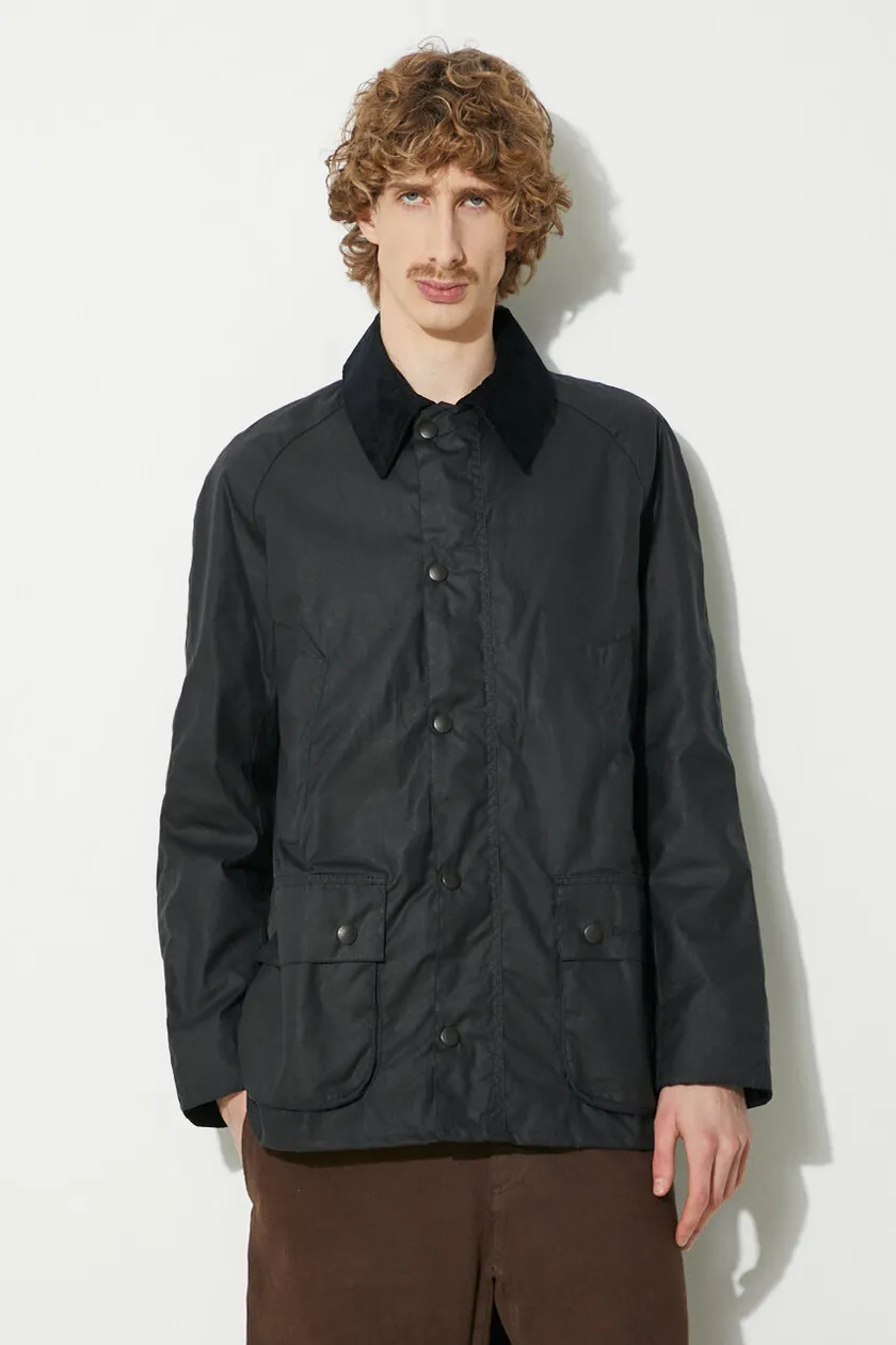 Barbour jacket men s navy blue color at PRM US