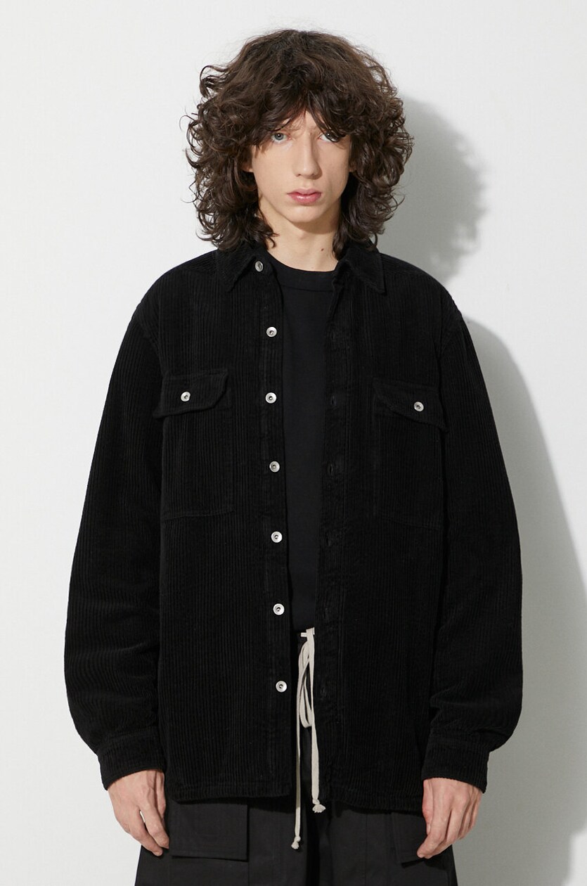 Urig☆20aw CORDUROY W-JACKET 黒