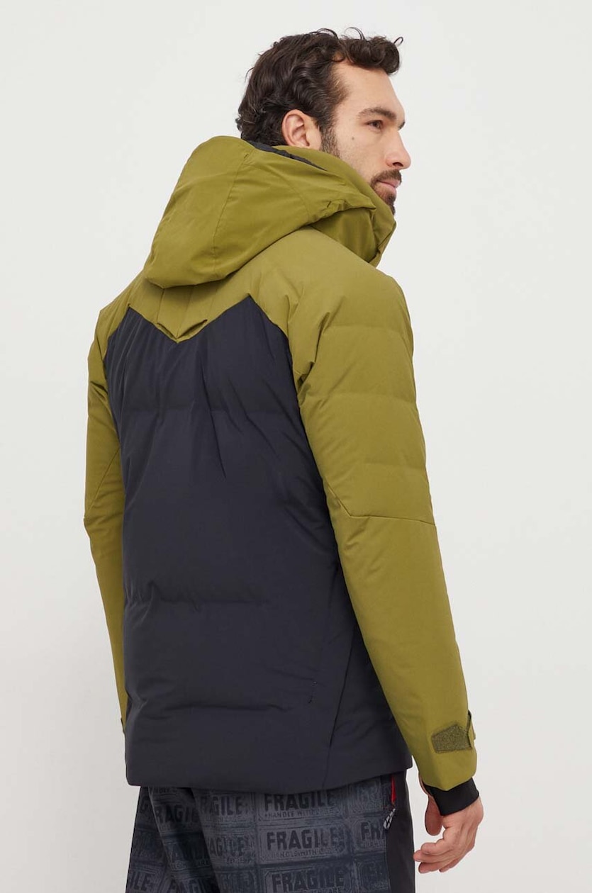 DESCENTE - ccccc Descente geacă de schi din puf CSX culoarea verde | ANSWEAR.ro