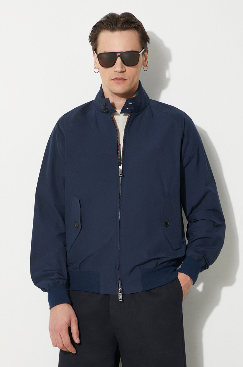 Baracuta bomber jacket G9 Cloth men s navy blue color BRCPS0001 at PRM US