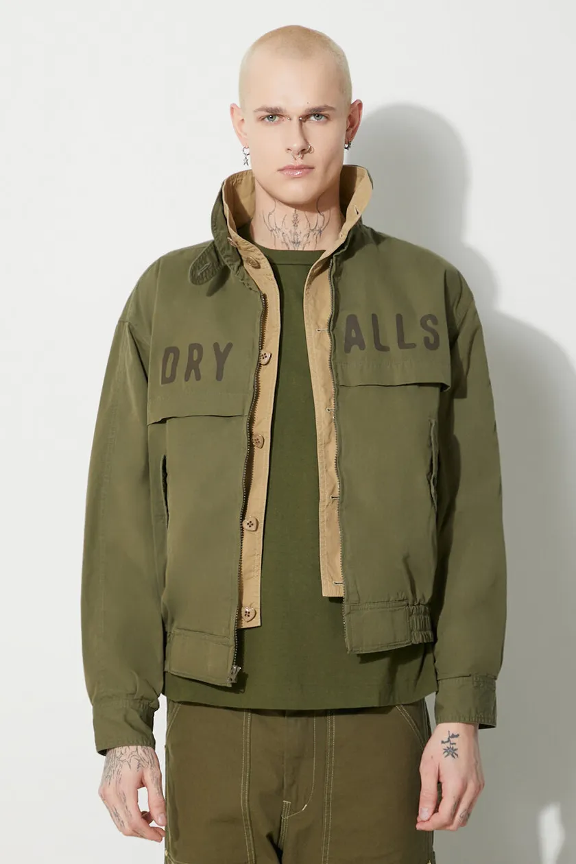 Human Made jacket Oxford Blouson men's green color HM26JK021 at PRM US Human Made jacket Oxford Blouson men's green color HM26JK021 at PRM US