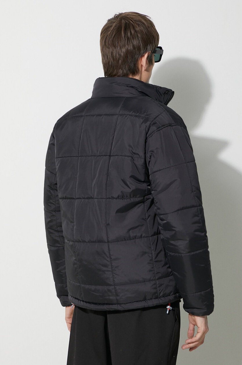 Butter Goods jacket Grid Puffer Jacket men's black color
