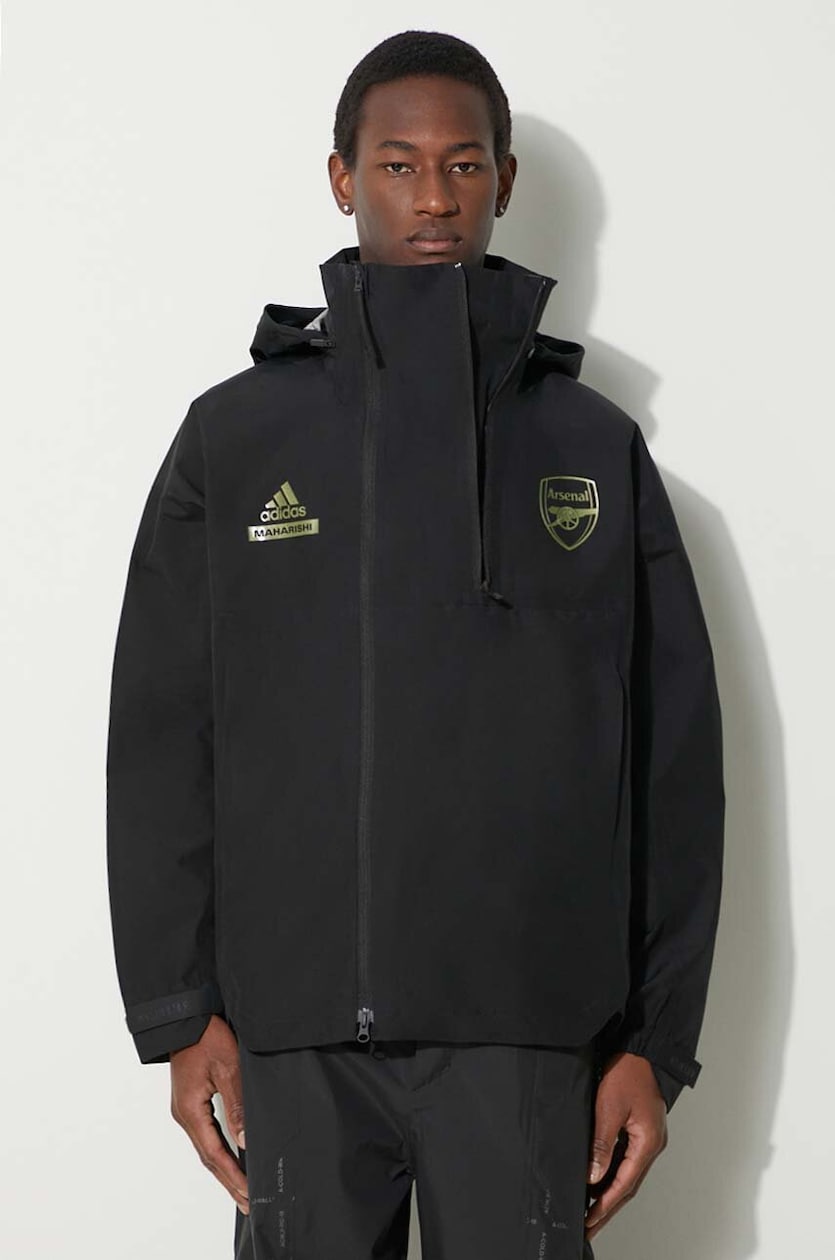 adidas Performance jacket Arsenal x Maharishi men's black adidas Performance jacket Arsenal x Maharishi men's black