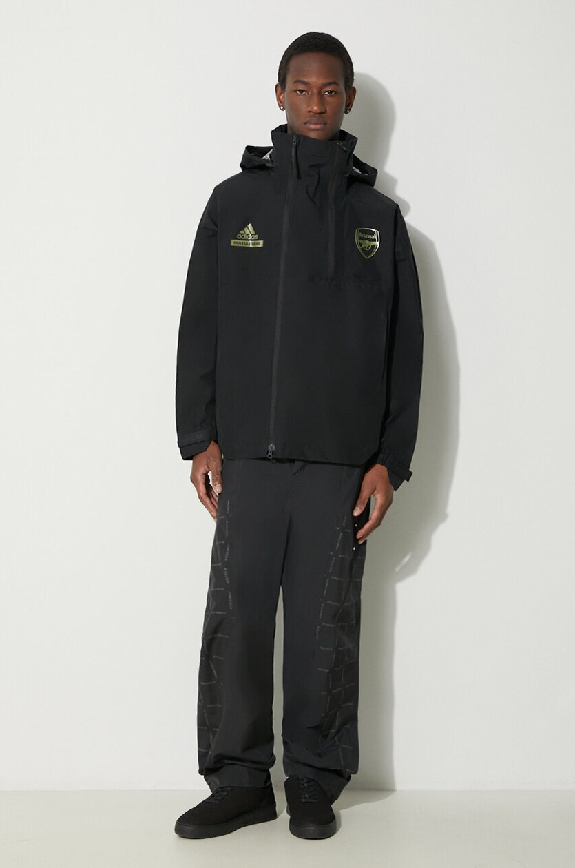 adidas Performance jacket Arsenal x Maharishi men's black adidas Performance jacket Arsenal x Maharishi men's black