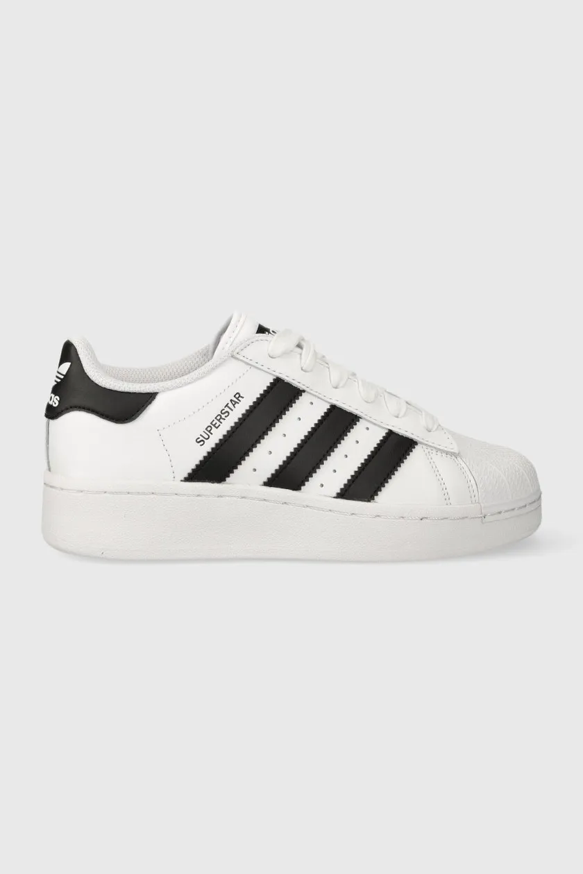 adidas Originals leather slave sneakers SUPERSTAR XLG white color IF3001