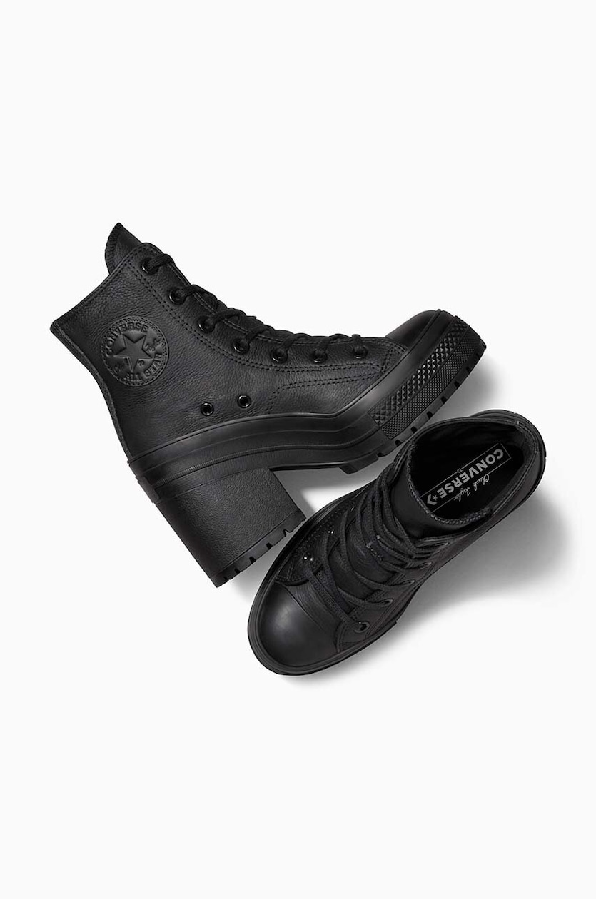 Кожаные полусапожки Converse Chuck 70 De Luxe Heel женские