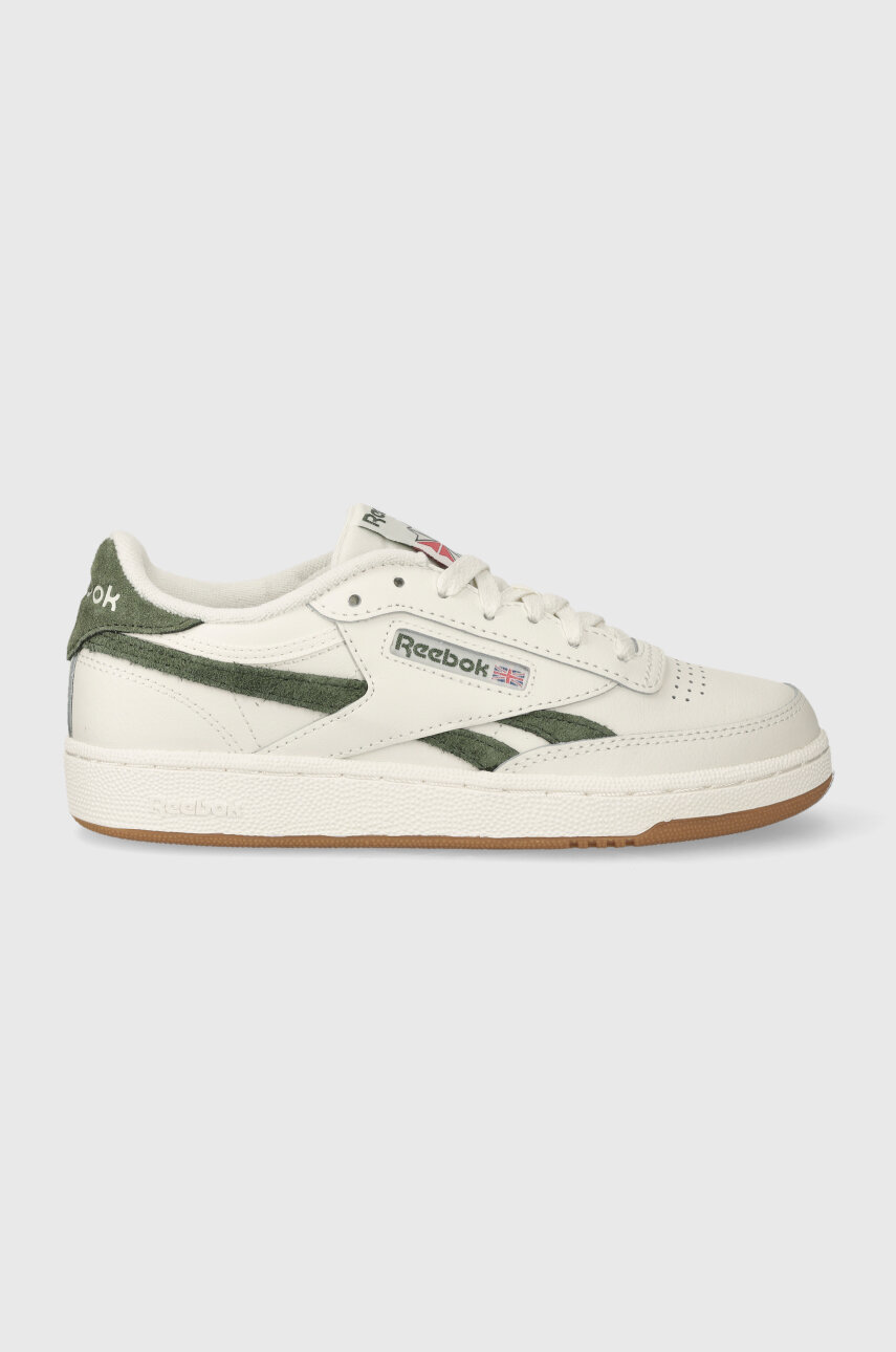 Reebok sneakers din piele Club C Revenge culoarea bej