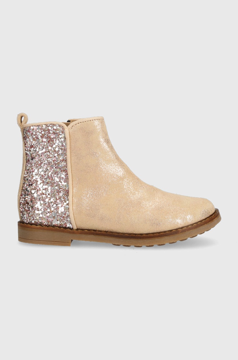 Stivaletti Stivali Bambina Beige Pom D'api Stivali Per Bambini