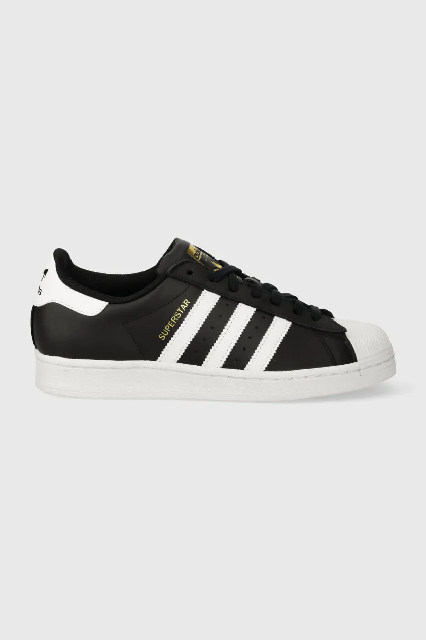 adidas on buy sneakers PRM Superstar color | leather Originals black ID4636