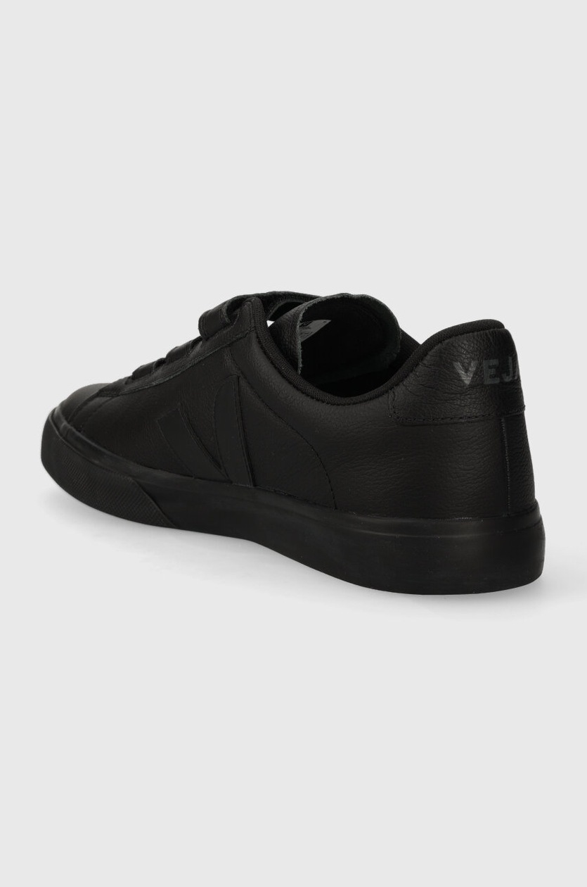 VEJA｜SNEAKERS (Recife Logo - Full Black (RC05-02955)) Veja leather sneakers Recife Logo black color RC0502955 at