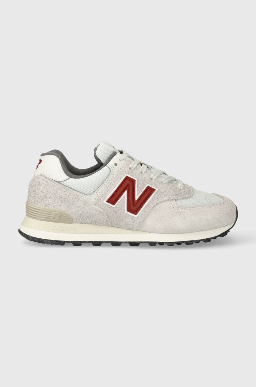 New Balance 574 White Red Grey U574SOR at PRM US