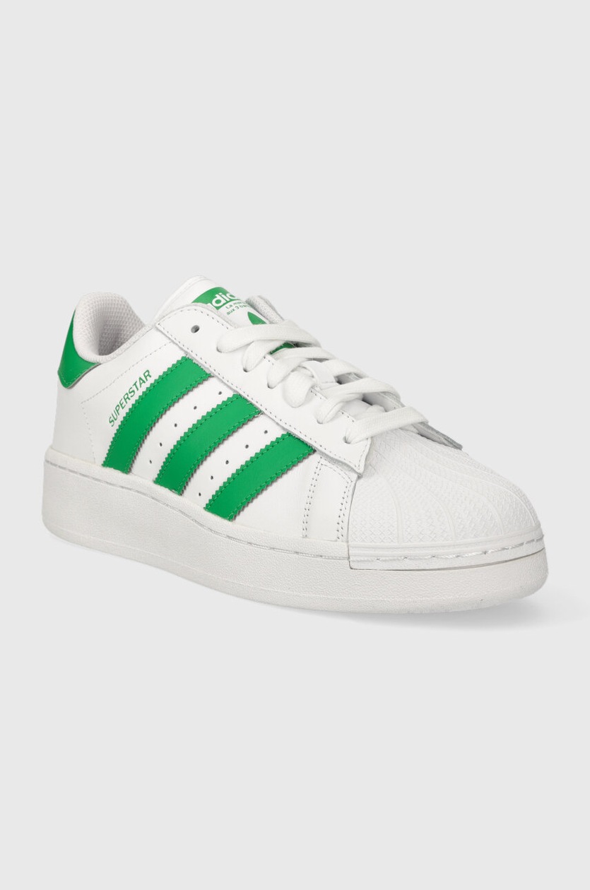 superstar white green