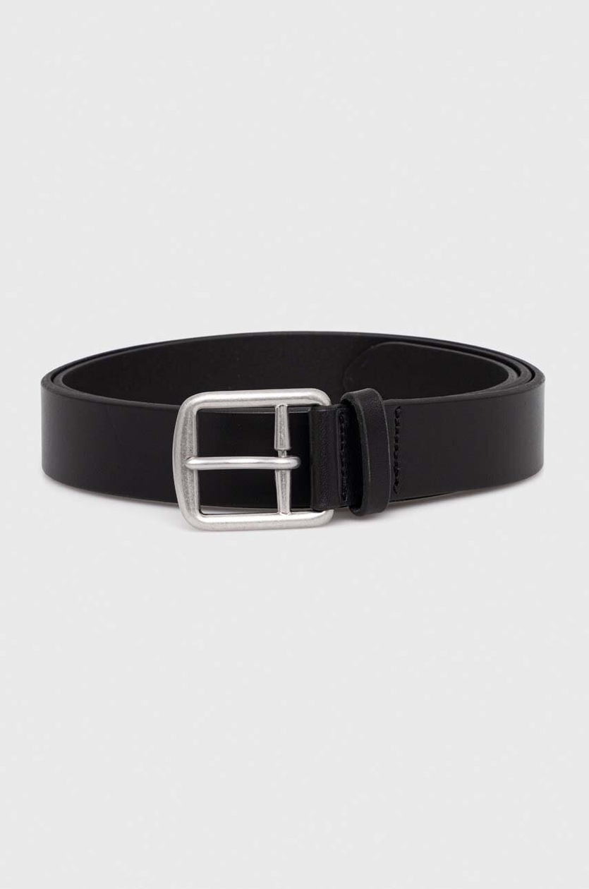 MM6 Maison Margiela leather belt black color SA6TP0025.P8326