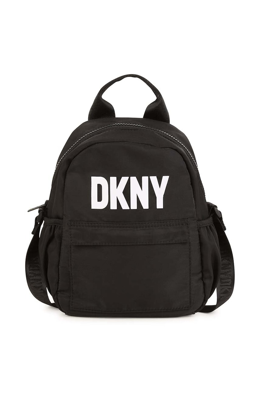 Dkny plecak dzieci cy kolor czarny ma y z nadrukiem Answear