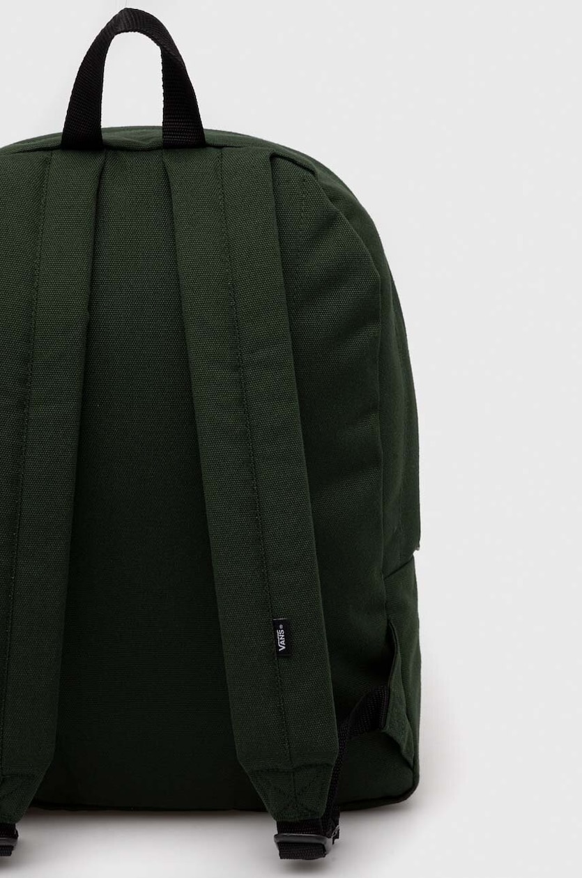 Plain black top vans backpack