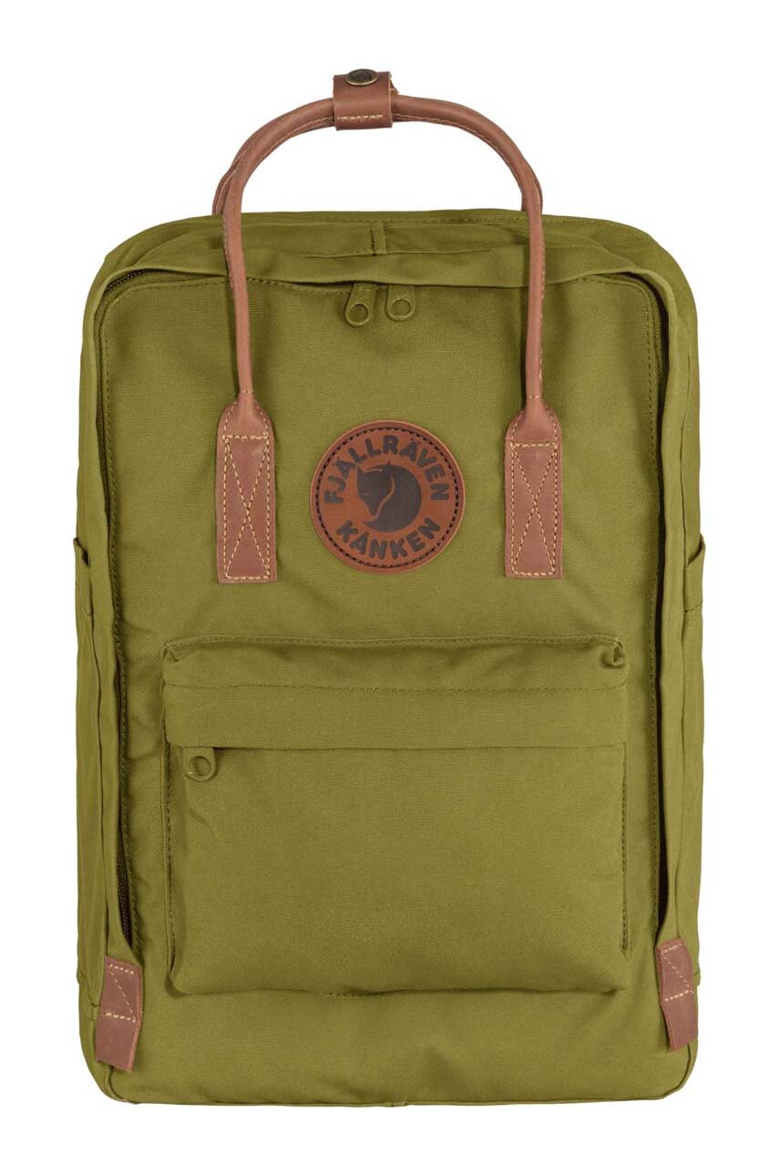 Fjallraven rucsac Kanken no. 2 Laptop 15 culoarea verde, mare, uni F23803.631