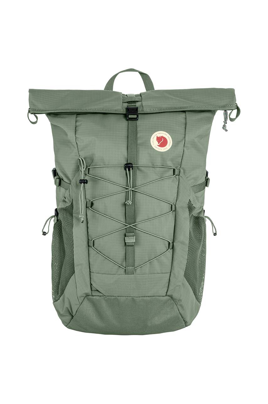 Fjallraven rucsac Abisko Hike Foldsack culoarea verde, mare, uni F27222.614