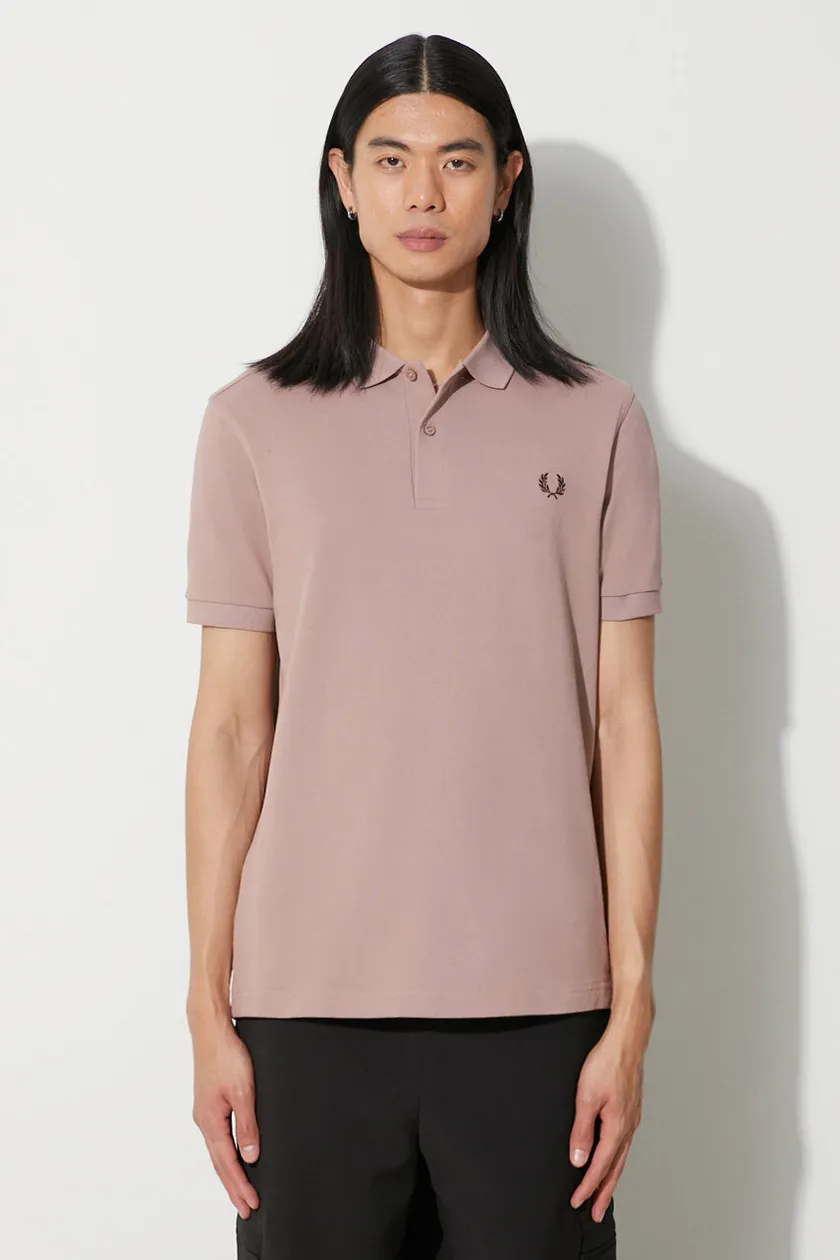 Pink fred perry sales polo