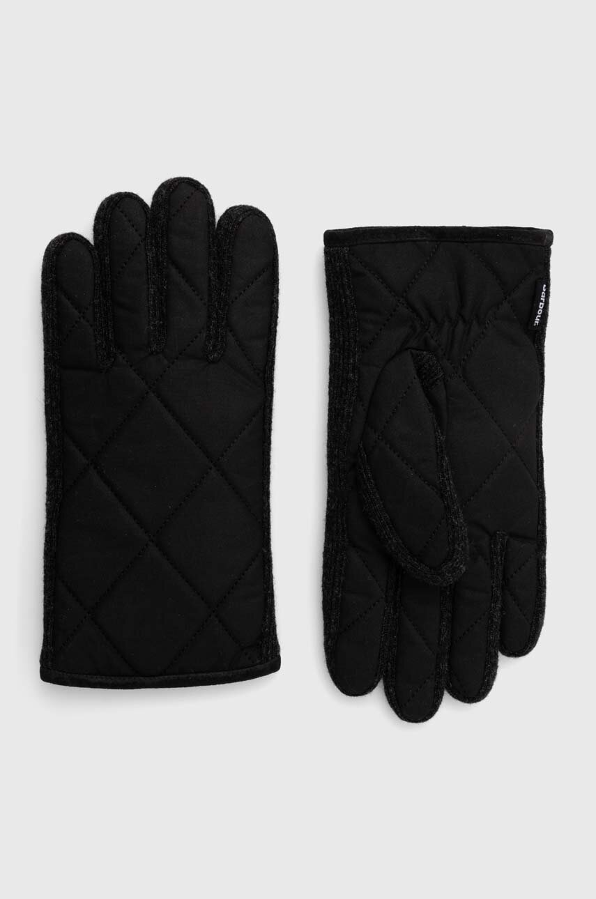 Barbour gloves Winterdale Gloves men s black color MGL0129 buy