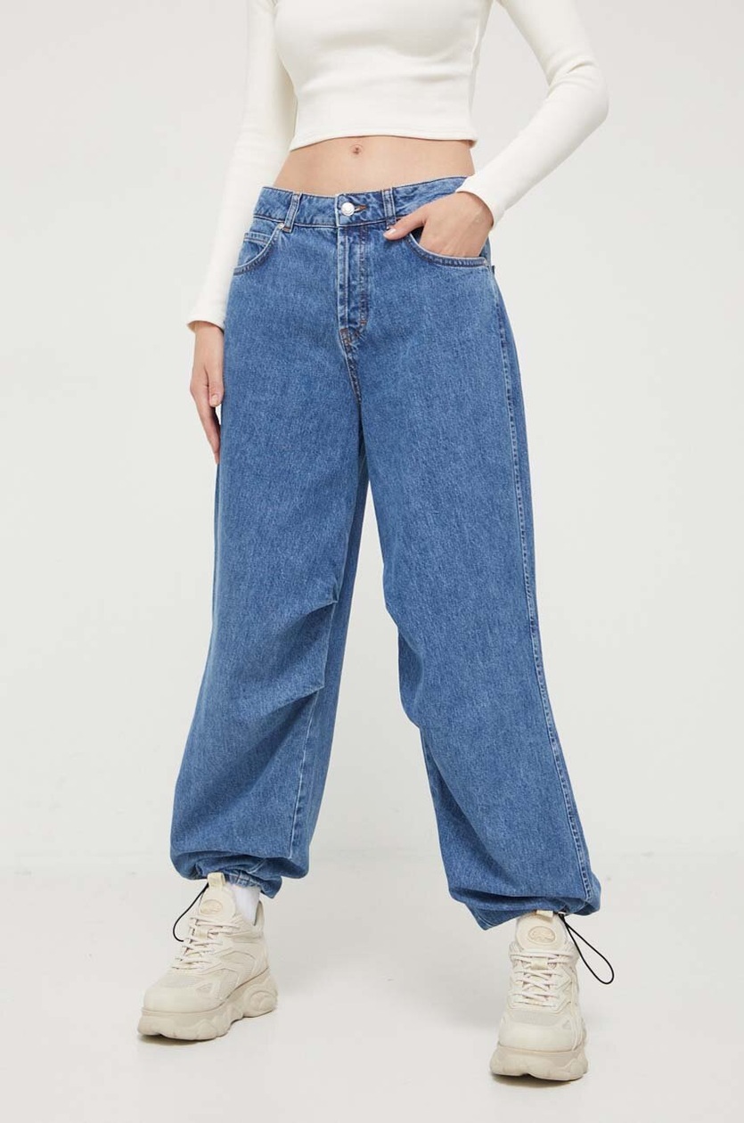 HUGO jeansy Ginalena damskie high waist