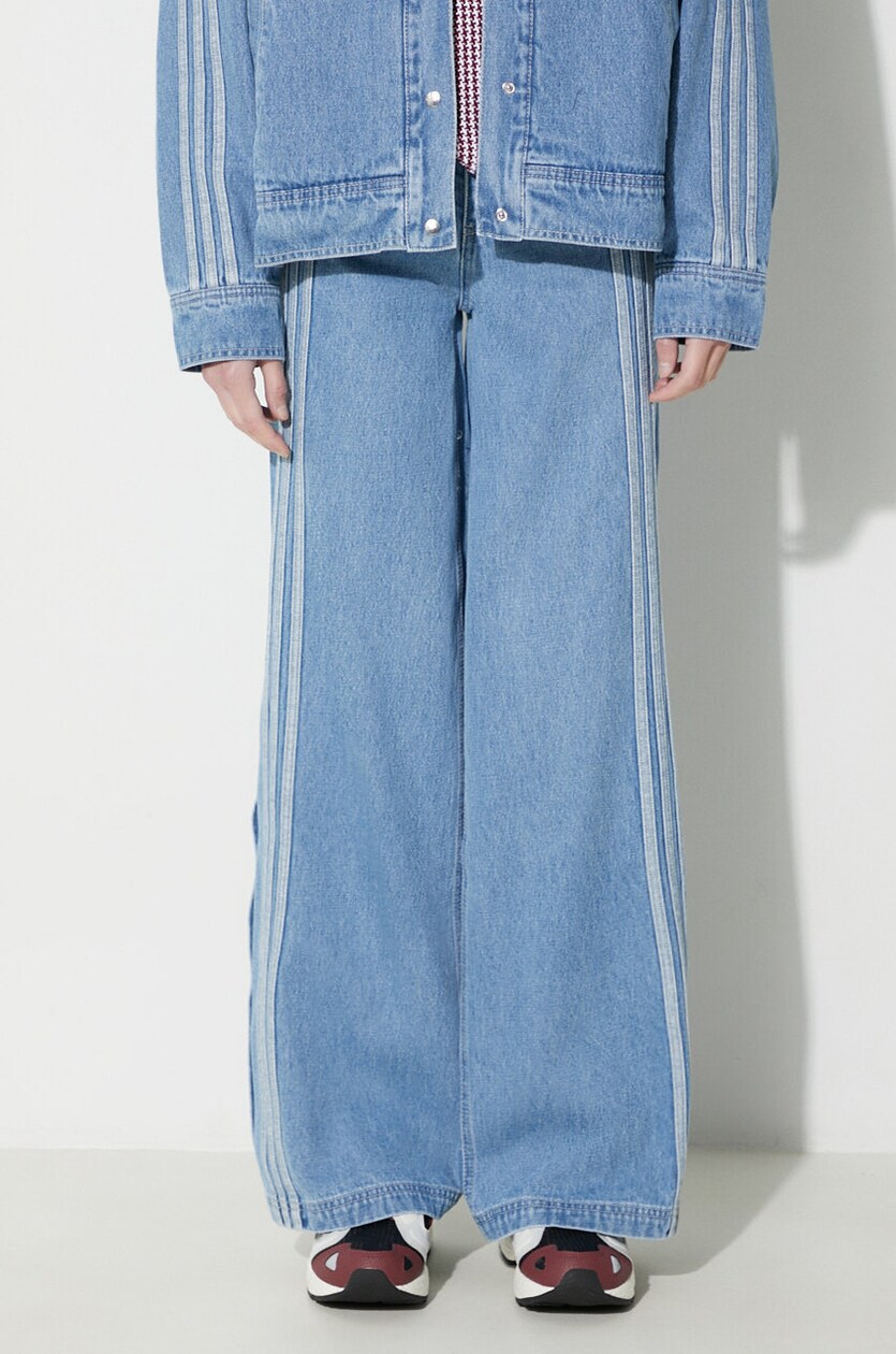 adidas Originals cotton jeans Denim Pant blue color IS5249 adidas Originals cotton jeans Denim Pant blue color IS5249
