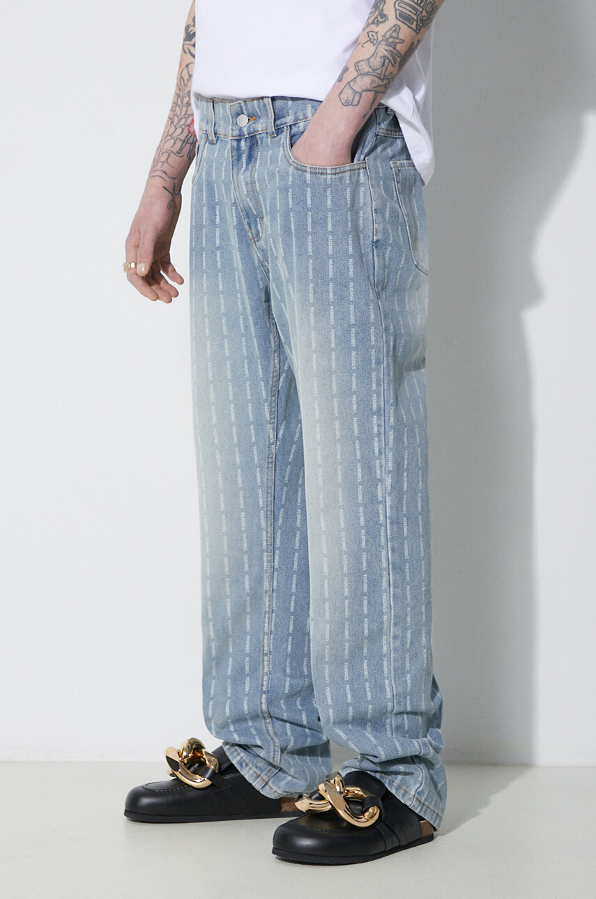 PLEASURES jeans Impact Pinstripe Denim men s P23W005.BLUE at PRM US