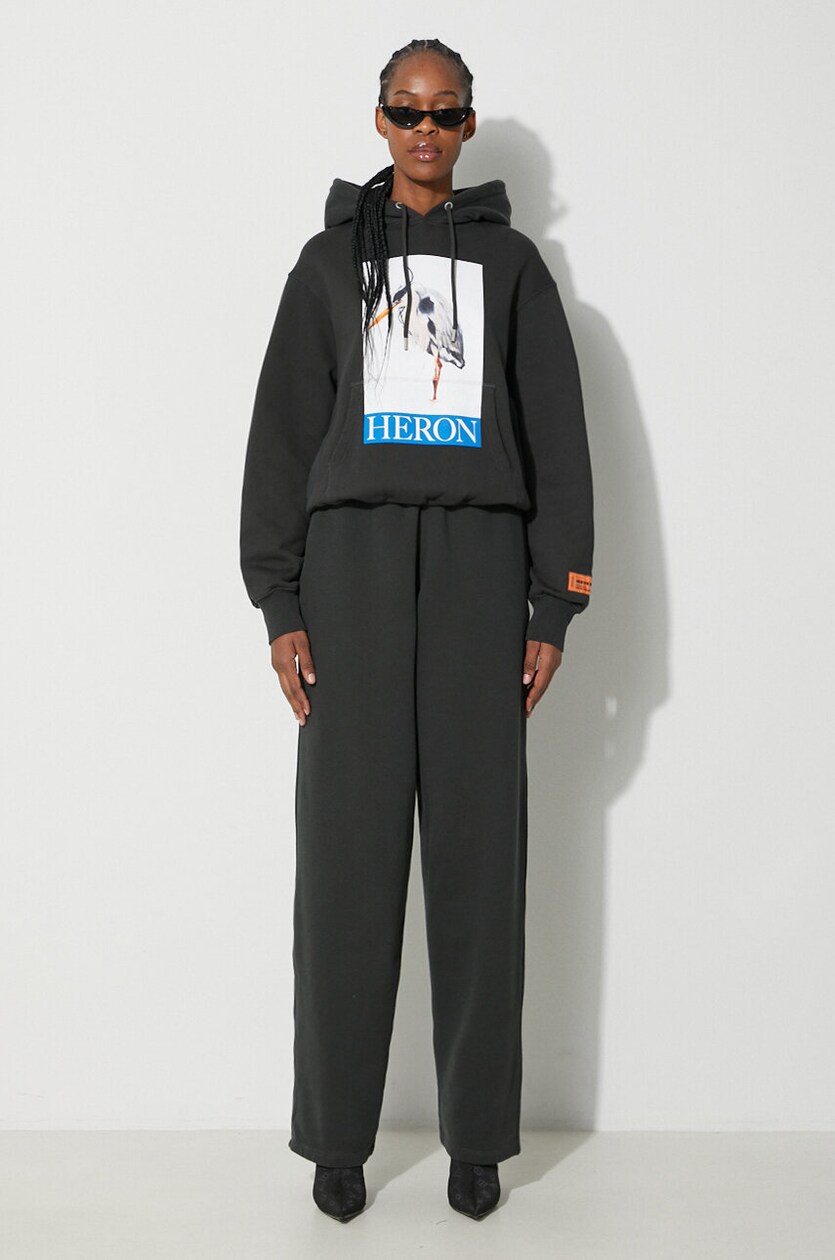 Heron Preston cotton joggers Stfu Os Sweatpants black color