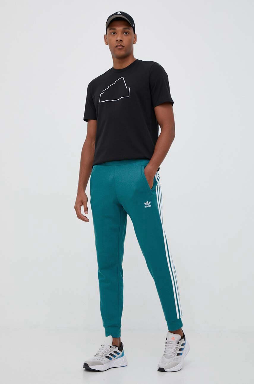 Adidas teal joggers shop
