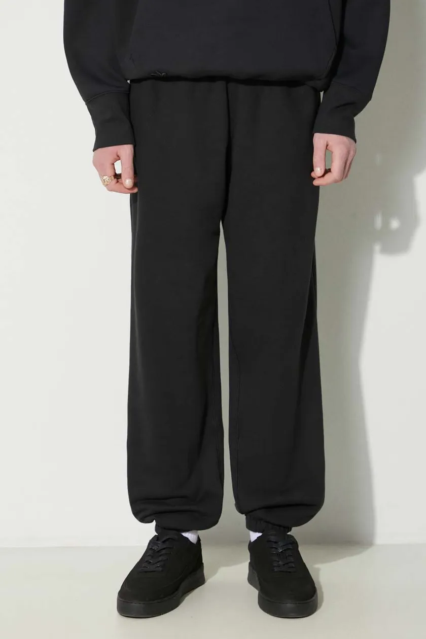 czarny adidas Originals spodnie dresowe bawełniane Męski