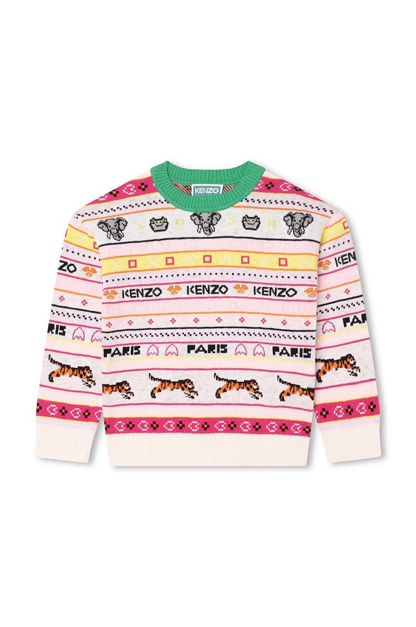 Gilet Maglia Kenzo Bambina Kenzo Kids Maglione Con Aggiunta Di