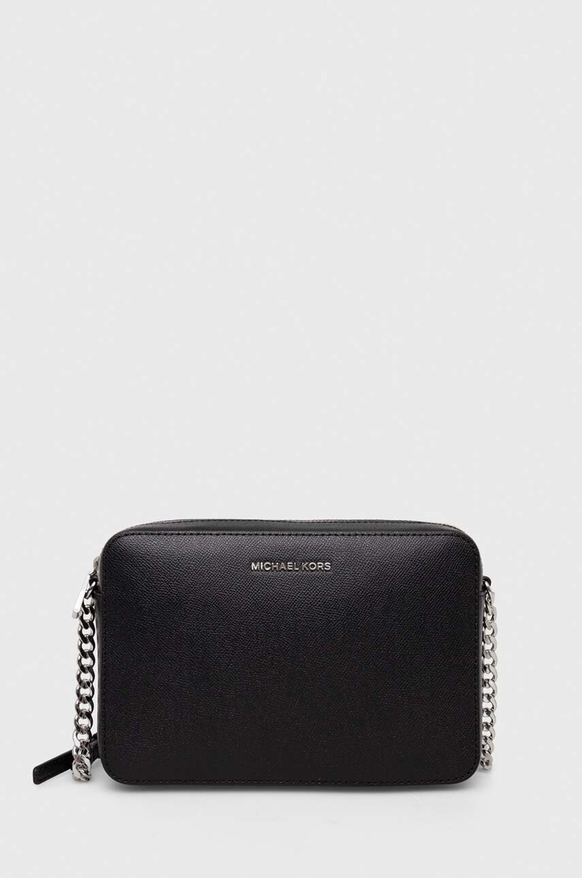 MICHAEL Michael Kors torebka skórzana kolor czarny | Answear.com