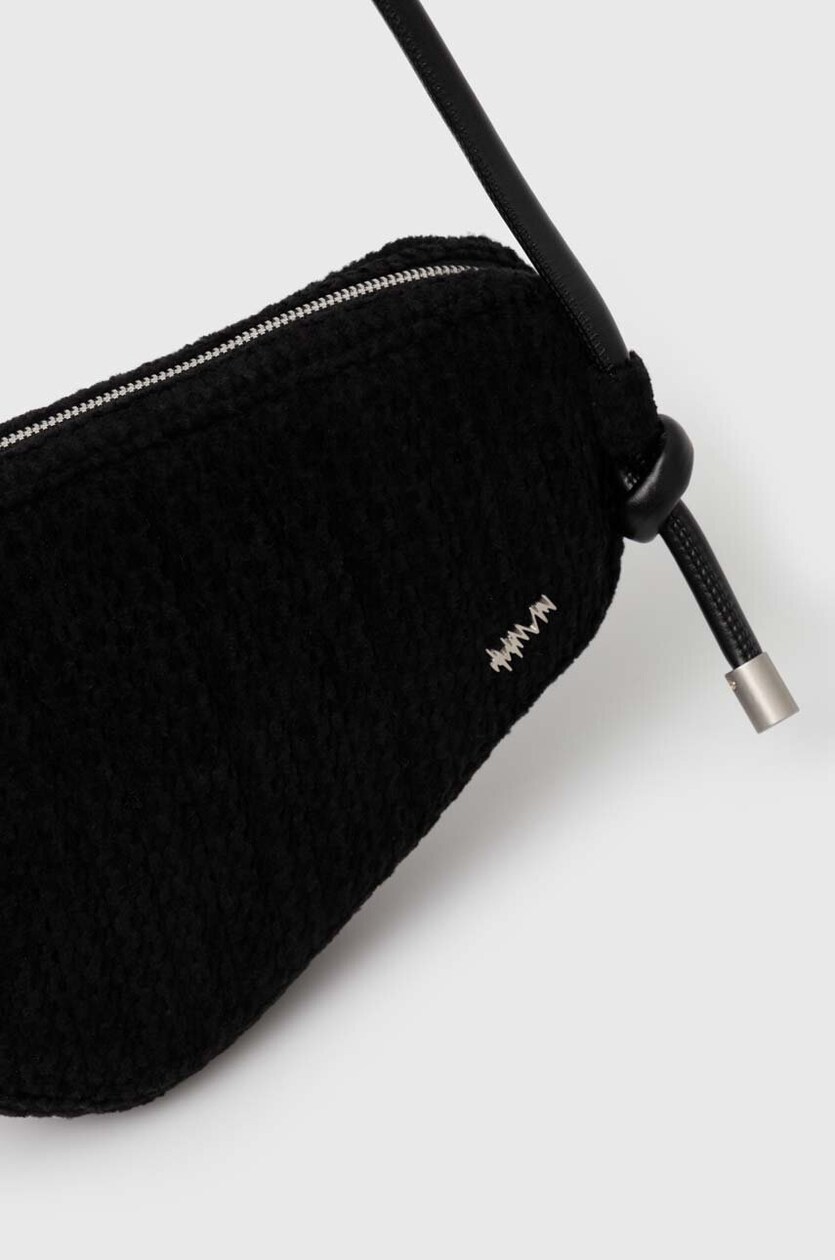 Ader Error handbag Prato Round Tote Bag black color