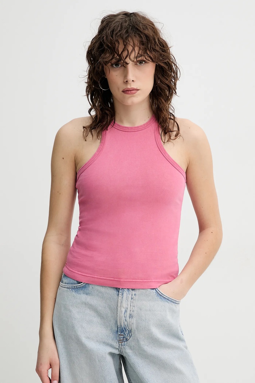 Maison Kitsuné cotton top Baby Fox Patch Ribbed Tank Top PRM EU Maison Kitsuné cotton top Baby Fox Patch Ribbed Tank Top PRM EU