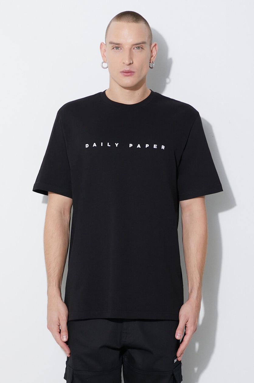 Tシャツ・カットソー DAILY PAPER Men T Shirts 2511044 BLACK AW23-TSM1L1-99X_F5.jpg?v=