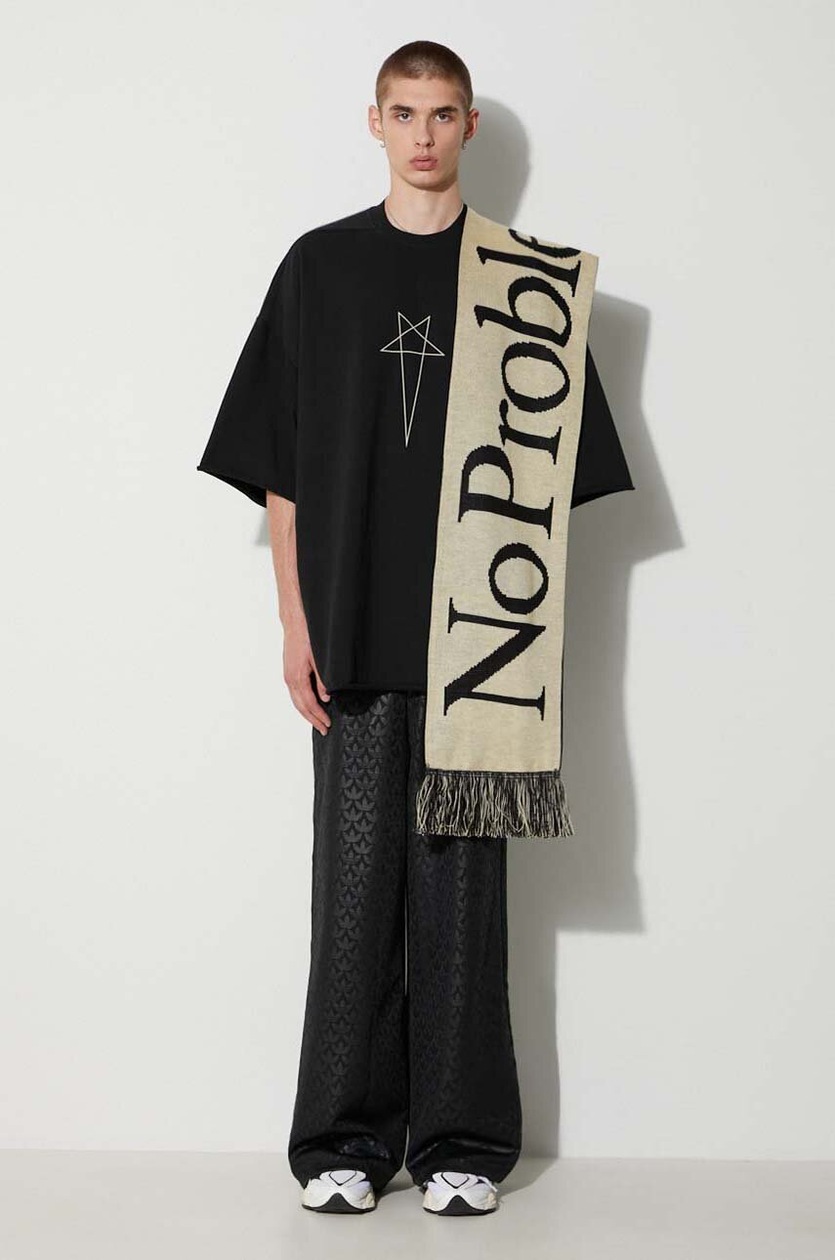 Rick Owens cotton t-shirt black color at PRM US