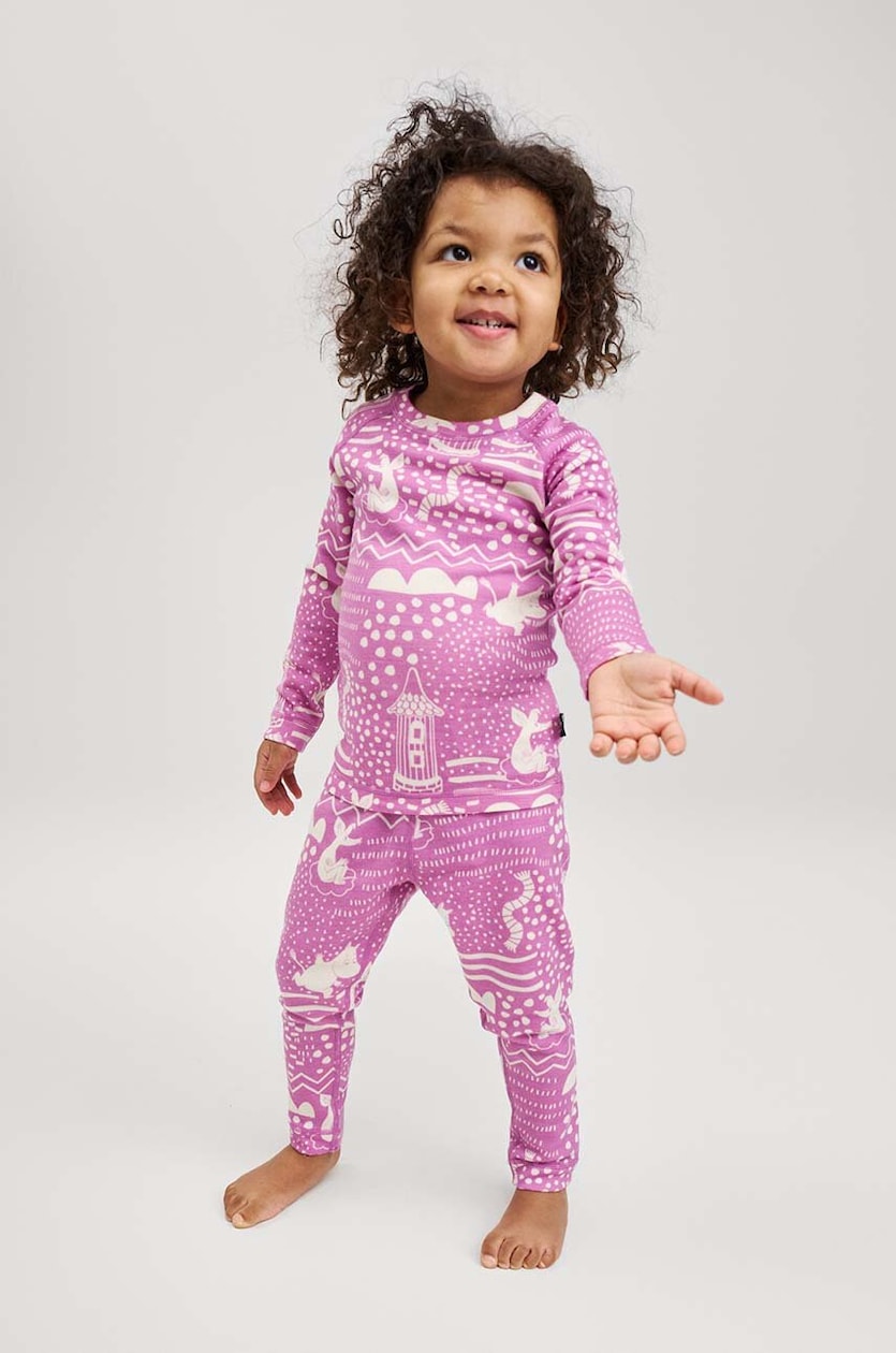 дети    девочки в трусиках( Детское функциональное белье Reima Moomin Trivsam цвет розовый 5200021B |  ANSWEAR.ua