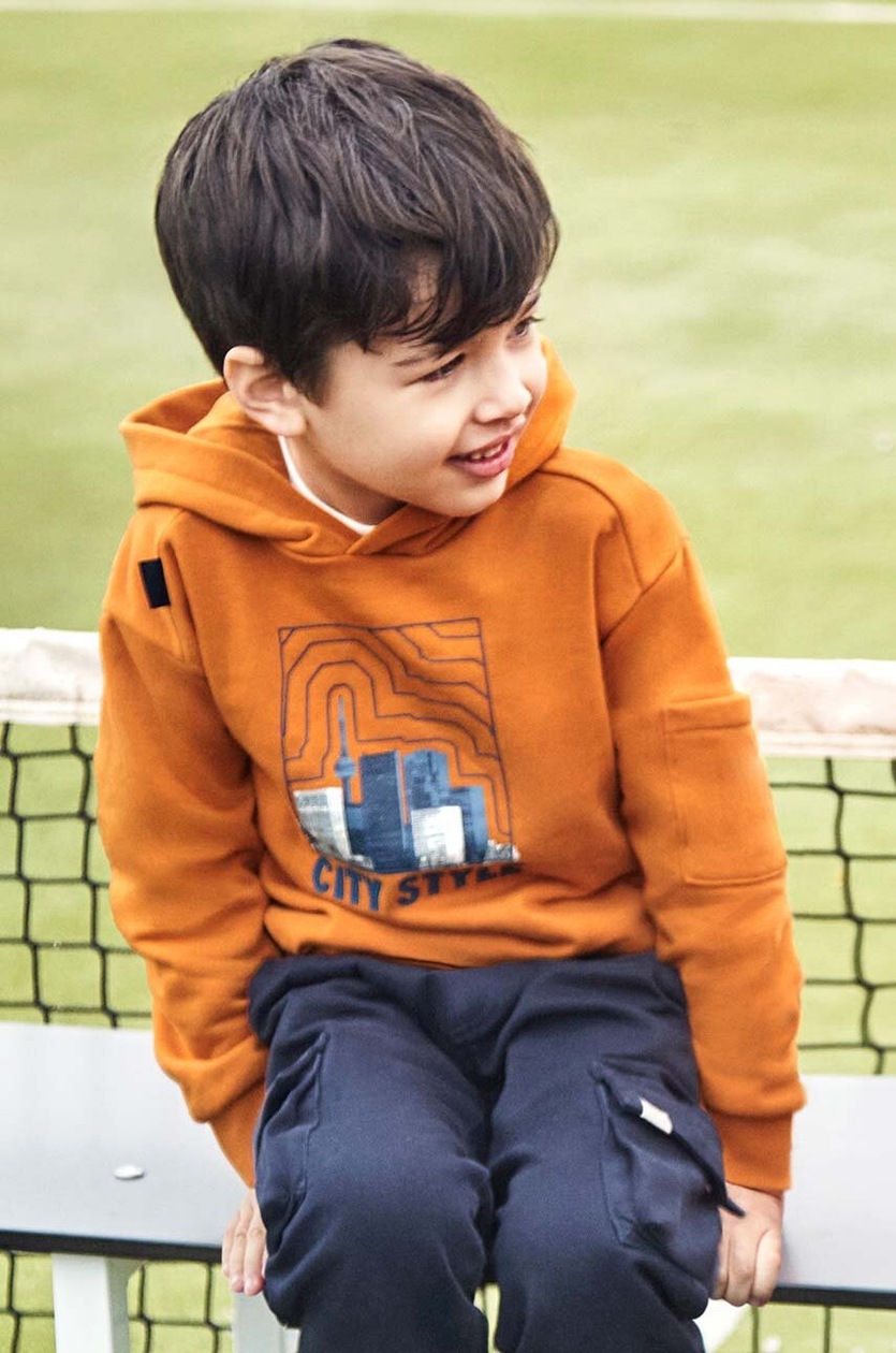 Felpa Arancione Bambino Mayoral Felpa Per Bambini