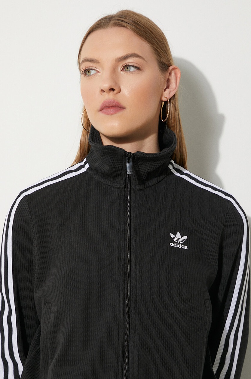 adidas Adicolor Knit Top Black IY7278 at PRM US