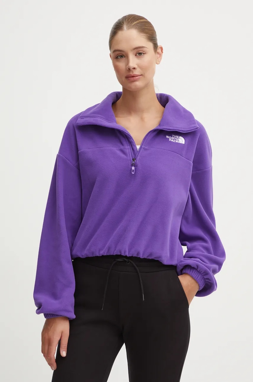 The North Face felpa in pile 100 Glacier Half Zip Fleece ANSWEAR