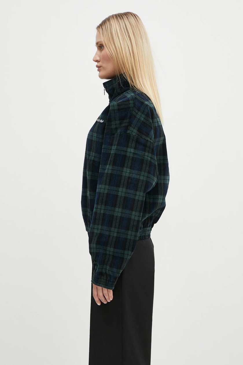 ジャケット・アウター adidas TARTAN HALF ZIP adidas TARTAN HALF ZIP NINDIG/BLACK/SHAGRN （アディダス
