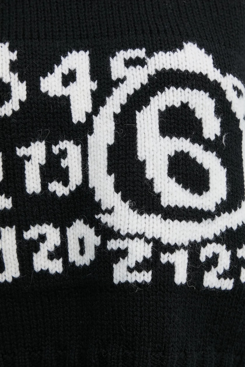 MM6 Maison Margiela wool jumper women's black color MM6 Maison Margiela wool jumper women's black color